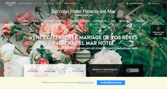 Desktop Screenshot of fr.hotel-palaciodelmar.com