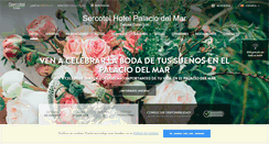 Desktop Screenshot of hotel-palaciodelmar.com